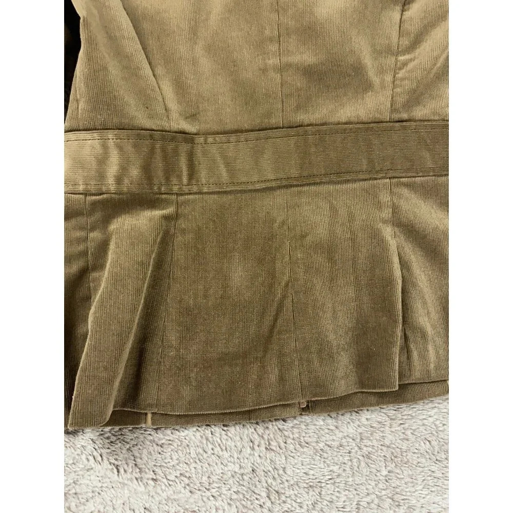 St John Knits Sport Corduroy Fabric Jacket Caramel Size P NWT MSRP $900 - Picture 13 of 16